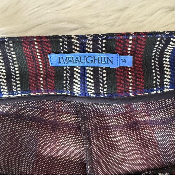 J. McLaughlin Stewart Pant Plaid Women's Pants Size 14 - Picture 6 of 7